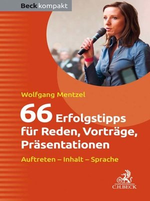 cover image of 66 Erfolgstipps für Reden, Vorträge, Präsentationen